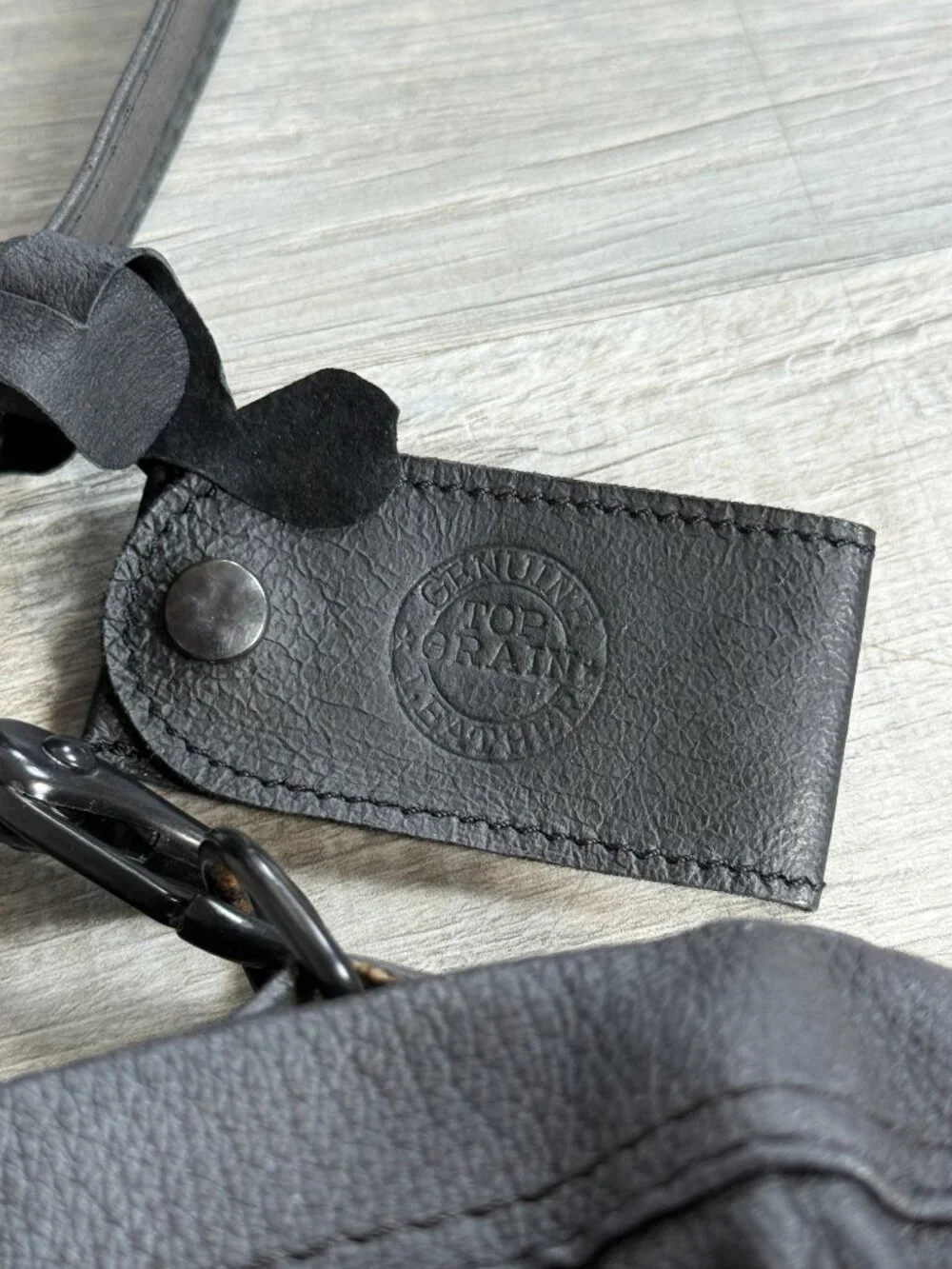 Genuine Leather Top Grain Leather Suit Carrier